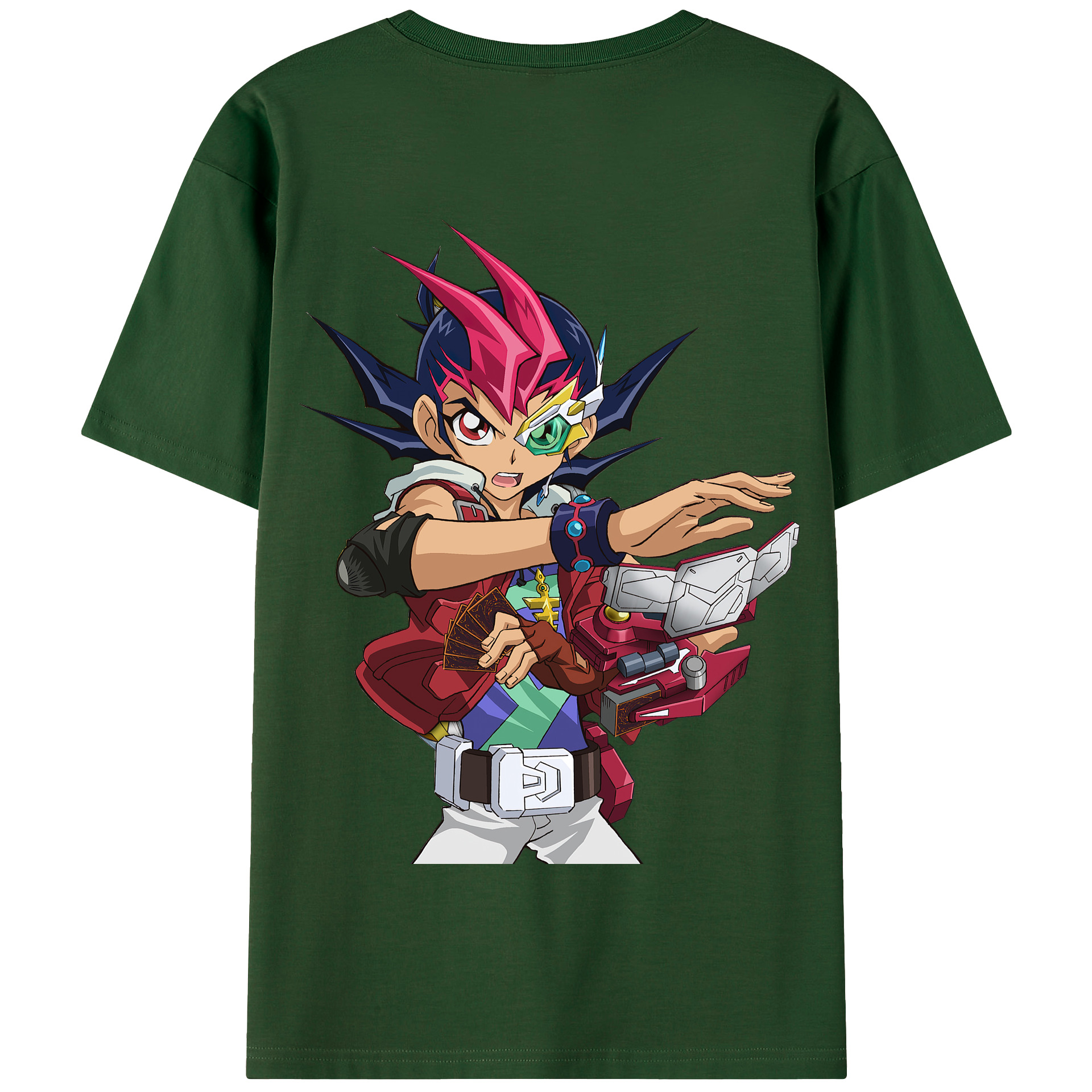 （画像用） 遊☆戯☆王 Yu-Gi-Oh! 綿100％半袖Tシャツ（背面プリント）